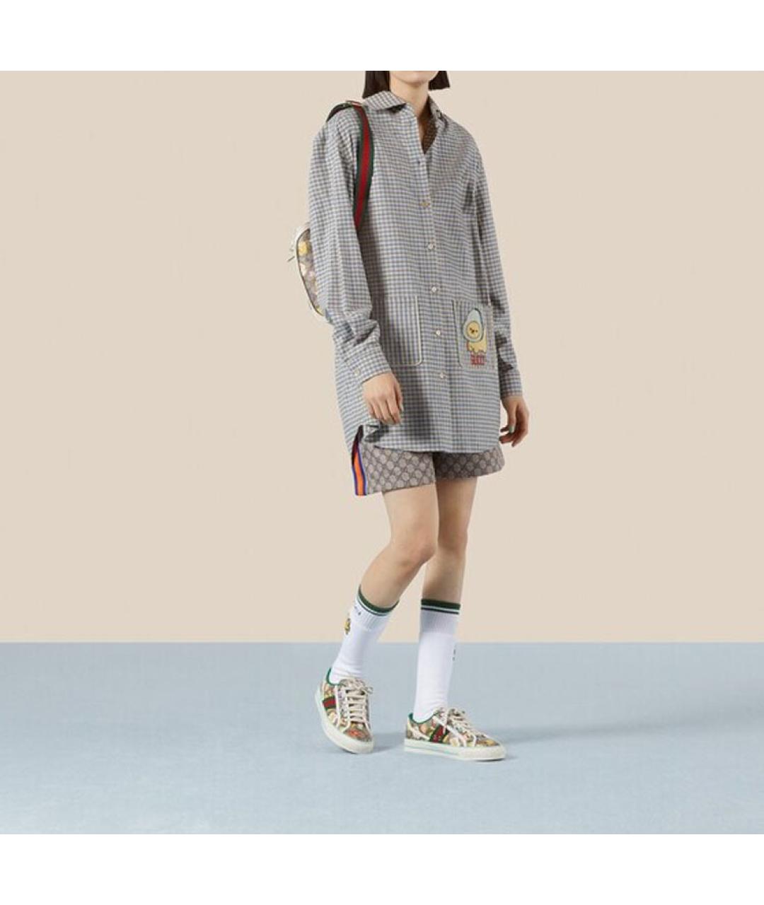 GUCCI Серая рубашка, фото 4