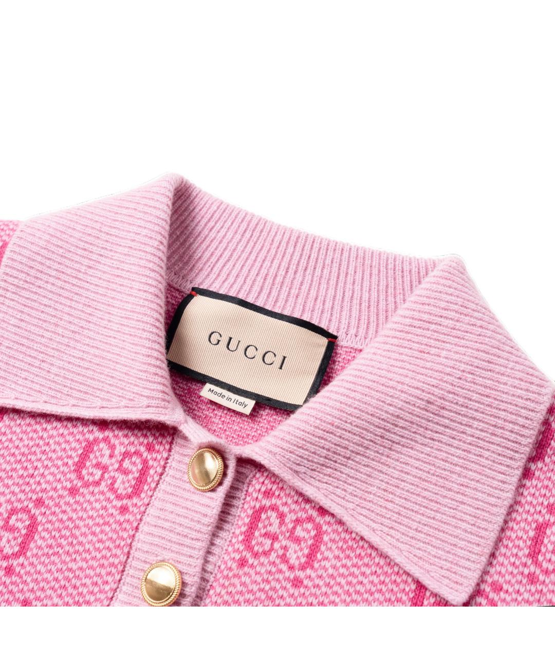 GUCCI Розовый джемпер / свитер, фото 5
