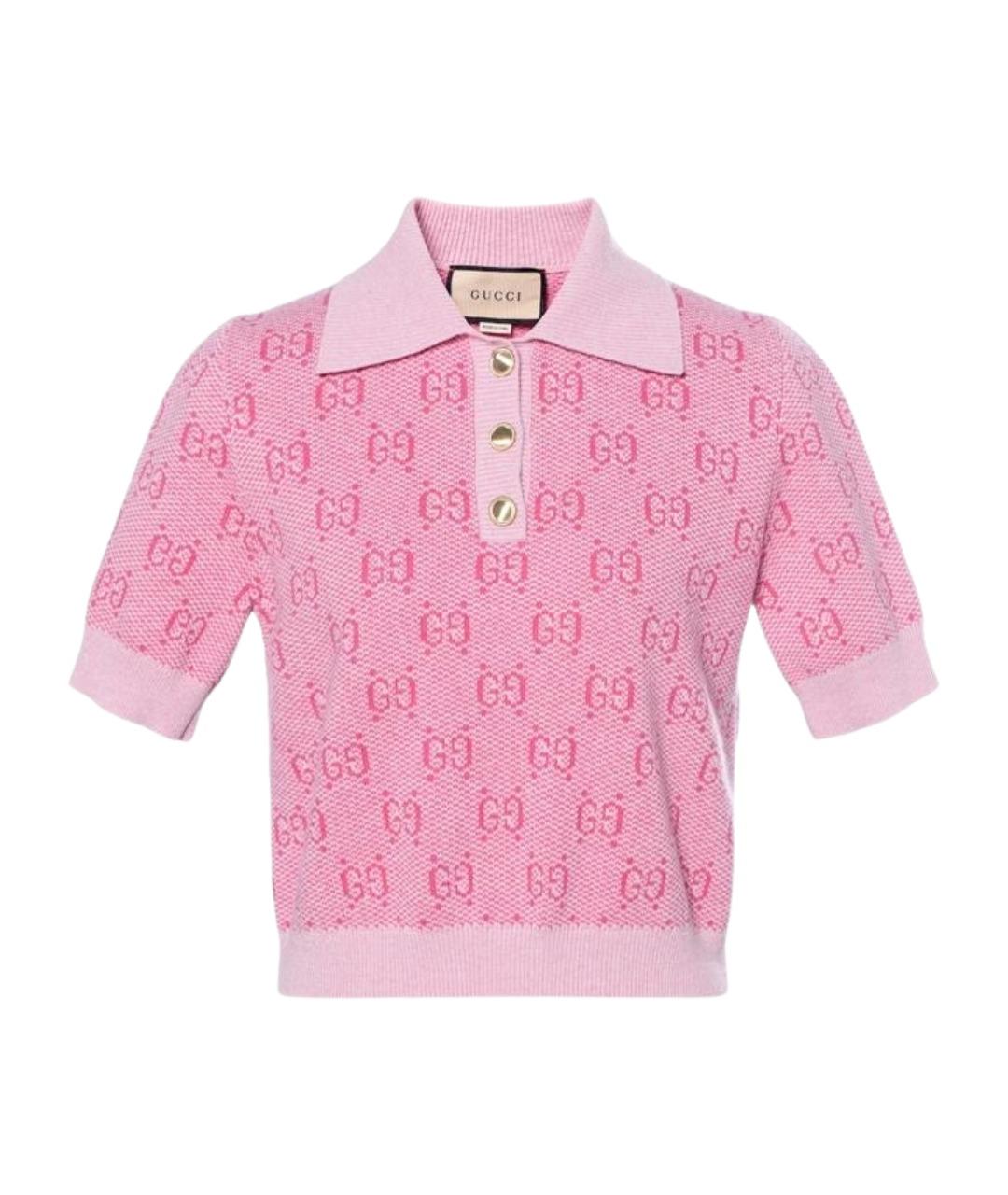 GUCCI Розовый джемпер / свитер, фото 1