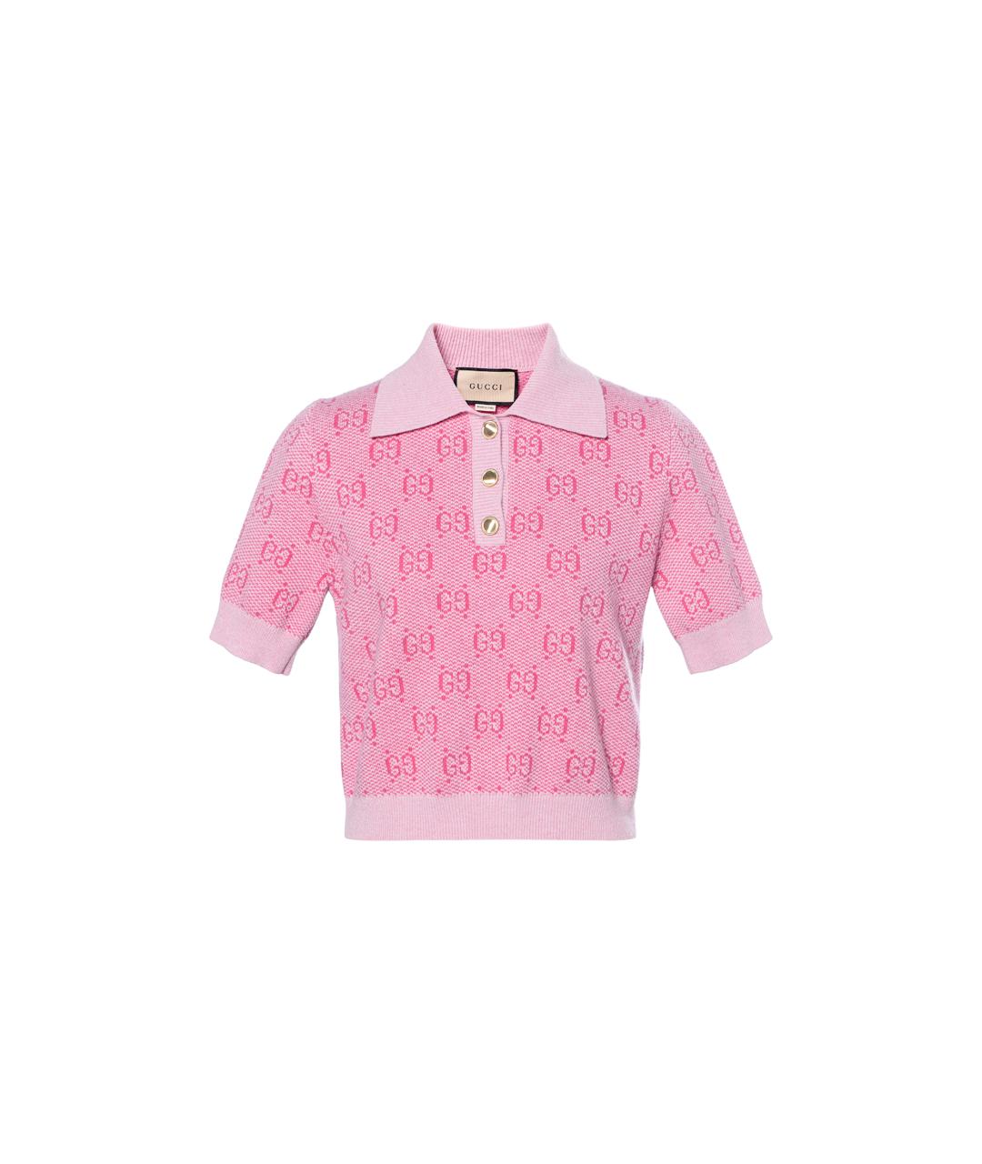 GUCCI Розовый джемпер / свитер, фото 6