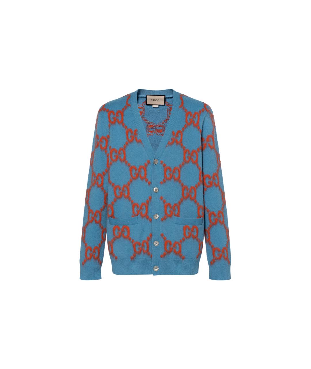 GUCCI Голубой кардиган, фото 6