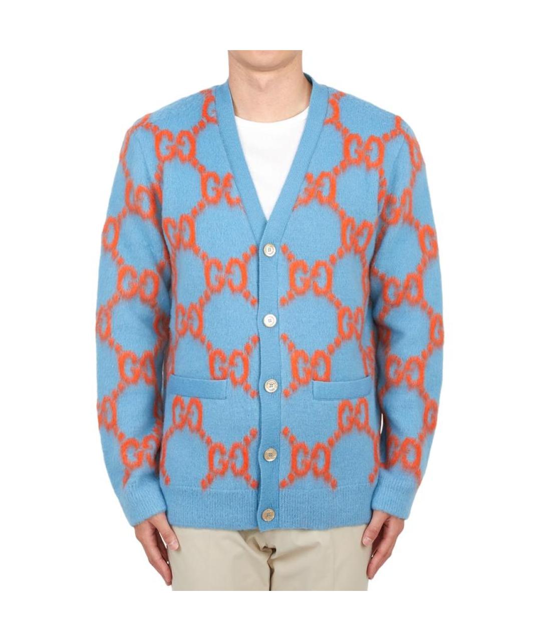 GUCCI Голубой кардиган, фото 3