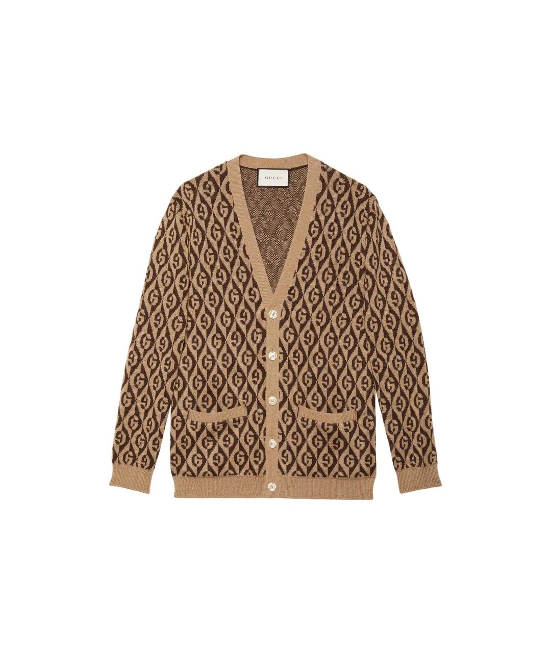 GUCCI Коричневый кардиган, фото 6