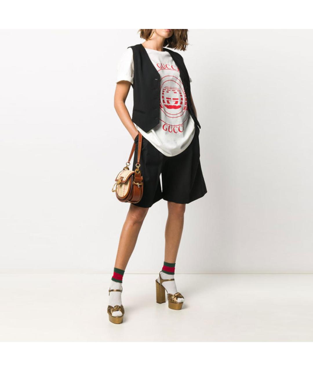 GUCCI Белая футболка, фото 3