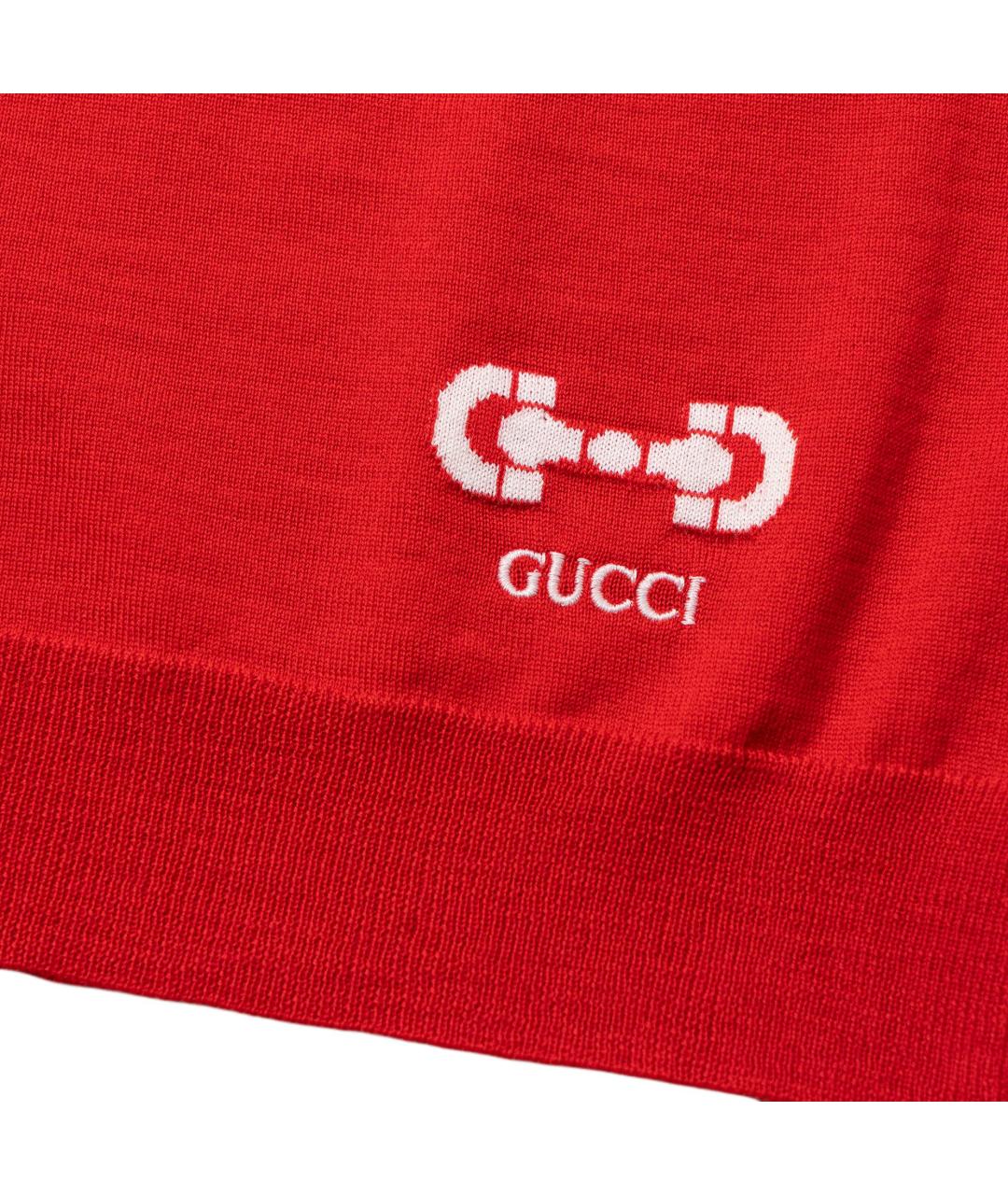 GUCCI Красный джемпер / свитер, фото 3