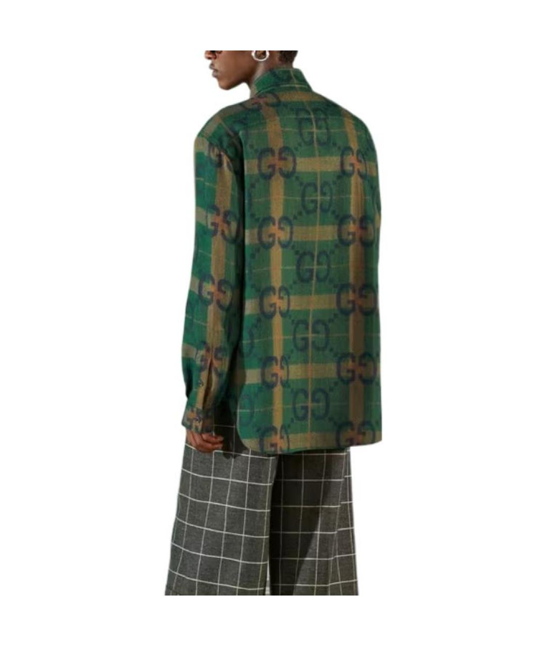 GUCCI Зеленая кэжуал рубашка, фото 3