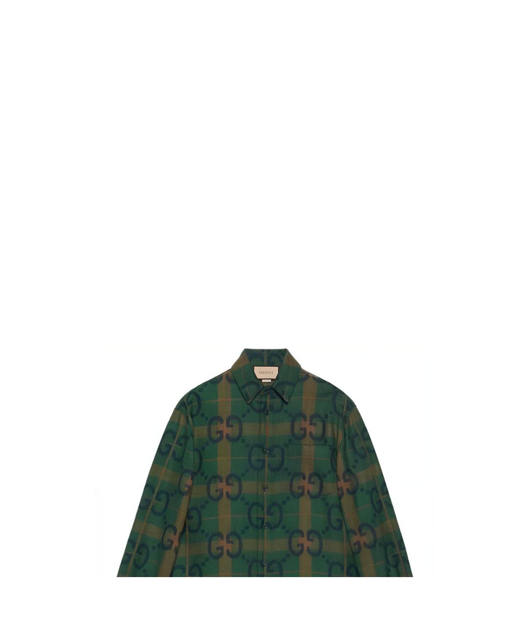 GUCCI Зеленая кэжуал рубашка, фото 5