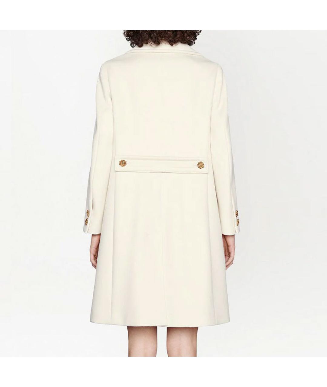 GUCCI Белое пальто, фото 4
