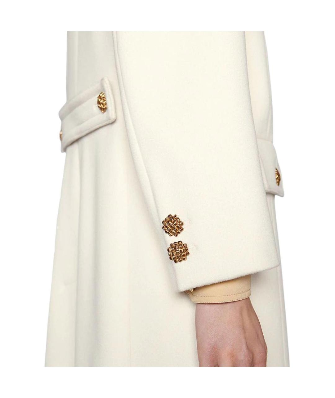 GUCCI Белое пальто, фото 5