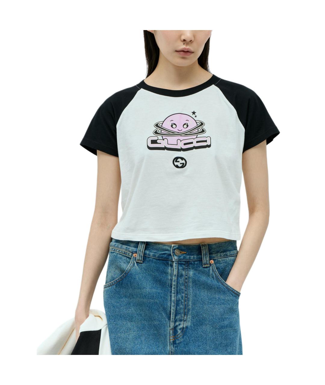 GUCCI Бежевая футболка, фото 3