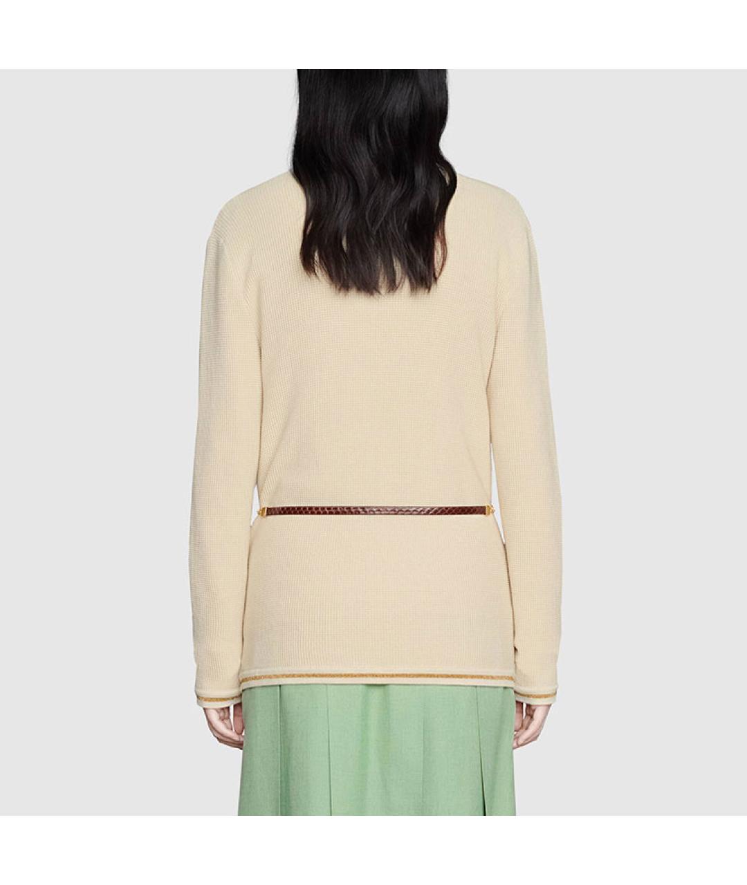 GUCCI Бежевый кардиган, фото 2