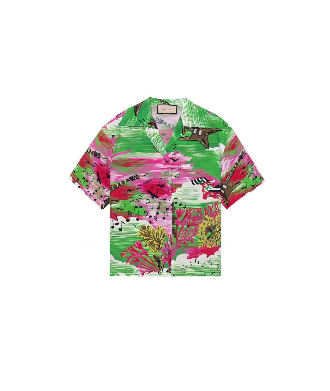 GUCCI Зеленая рубашка, фото 6