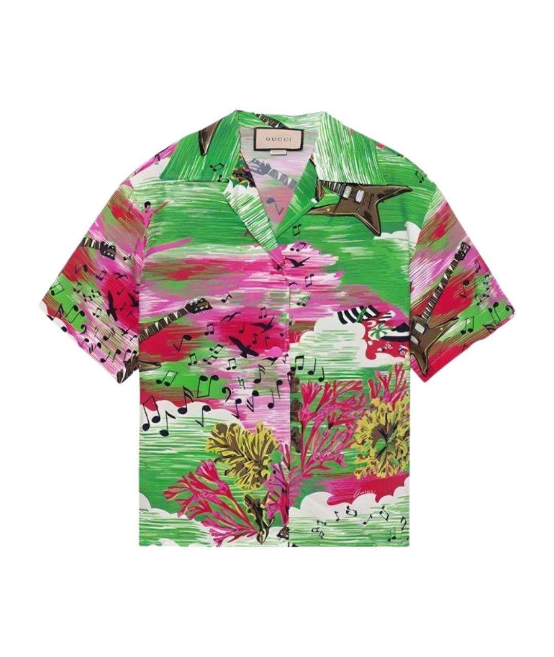 GUCCI Зеленая рубашка, фото 1