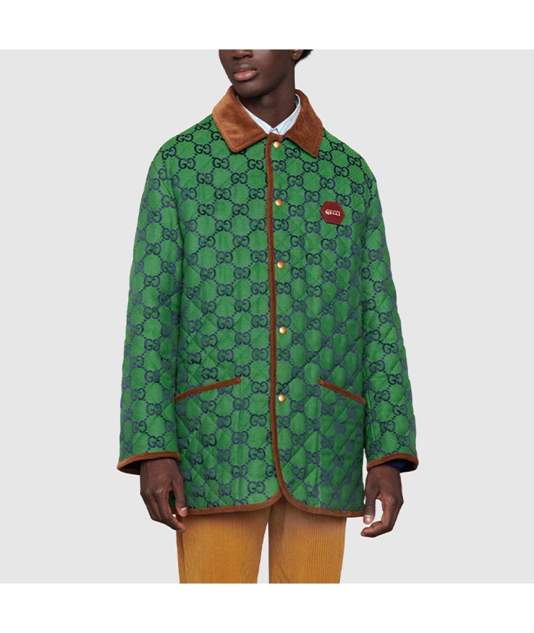 GUCCI Зеленая куртка, фото 3