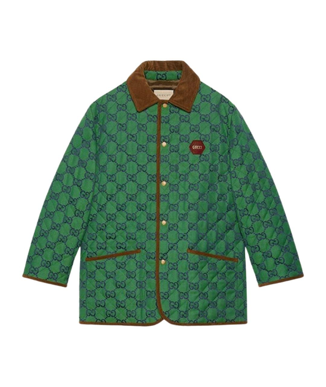 GUCCI Зеленая куртка, фото 1