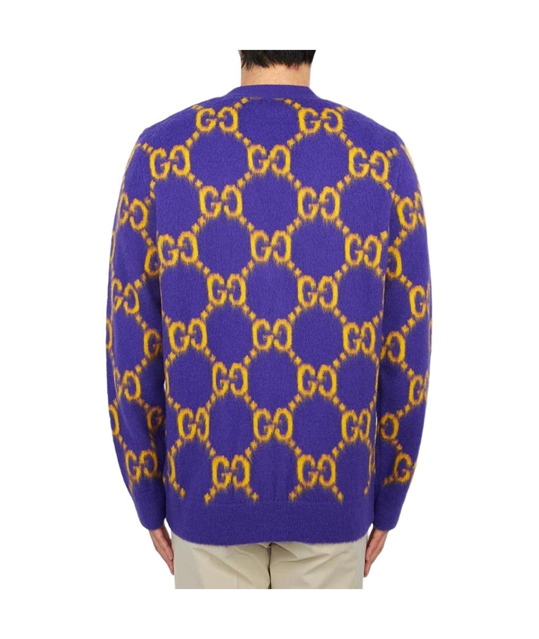 GUCCI Фиолетовый кардиган, фото 5