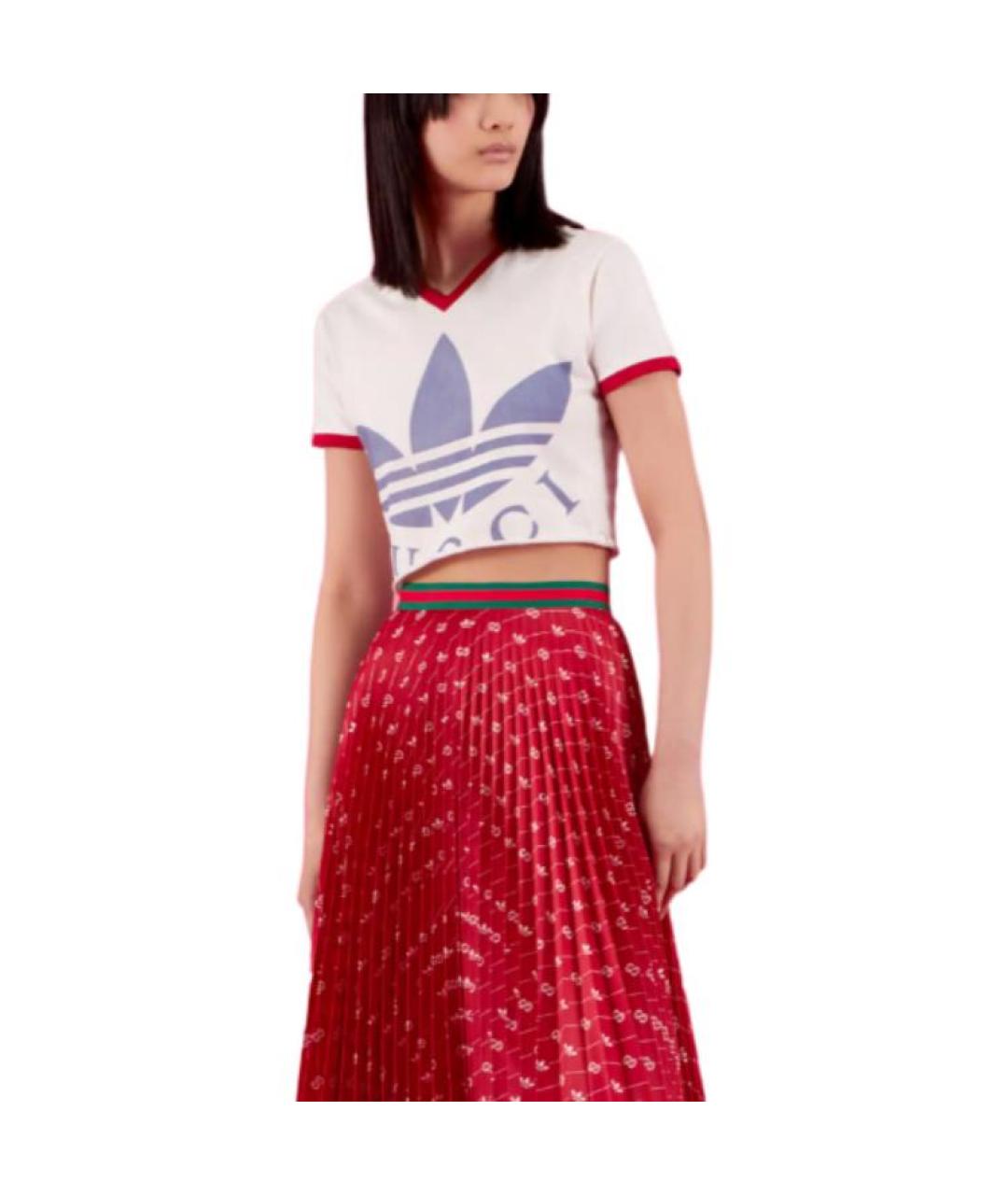 GUCCI Белая футболка, фото 3