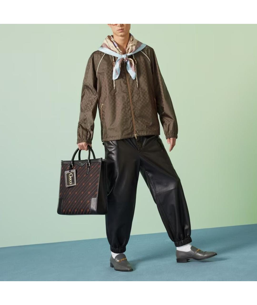 GUCCI Коричневая куртка, фото 2