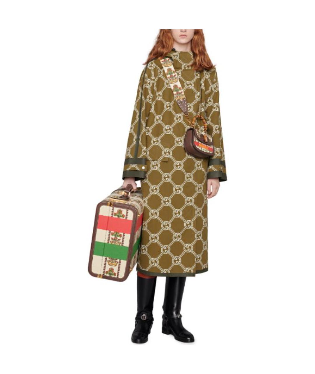 GUCCI Коричневая хлопковая парка, фото 5