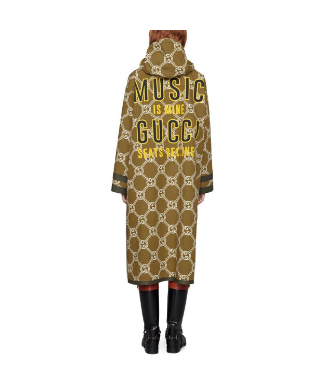 GUCCI Коричневая хлопковая парка, фото 4