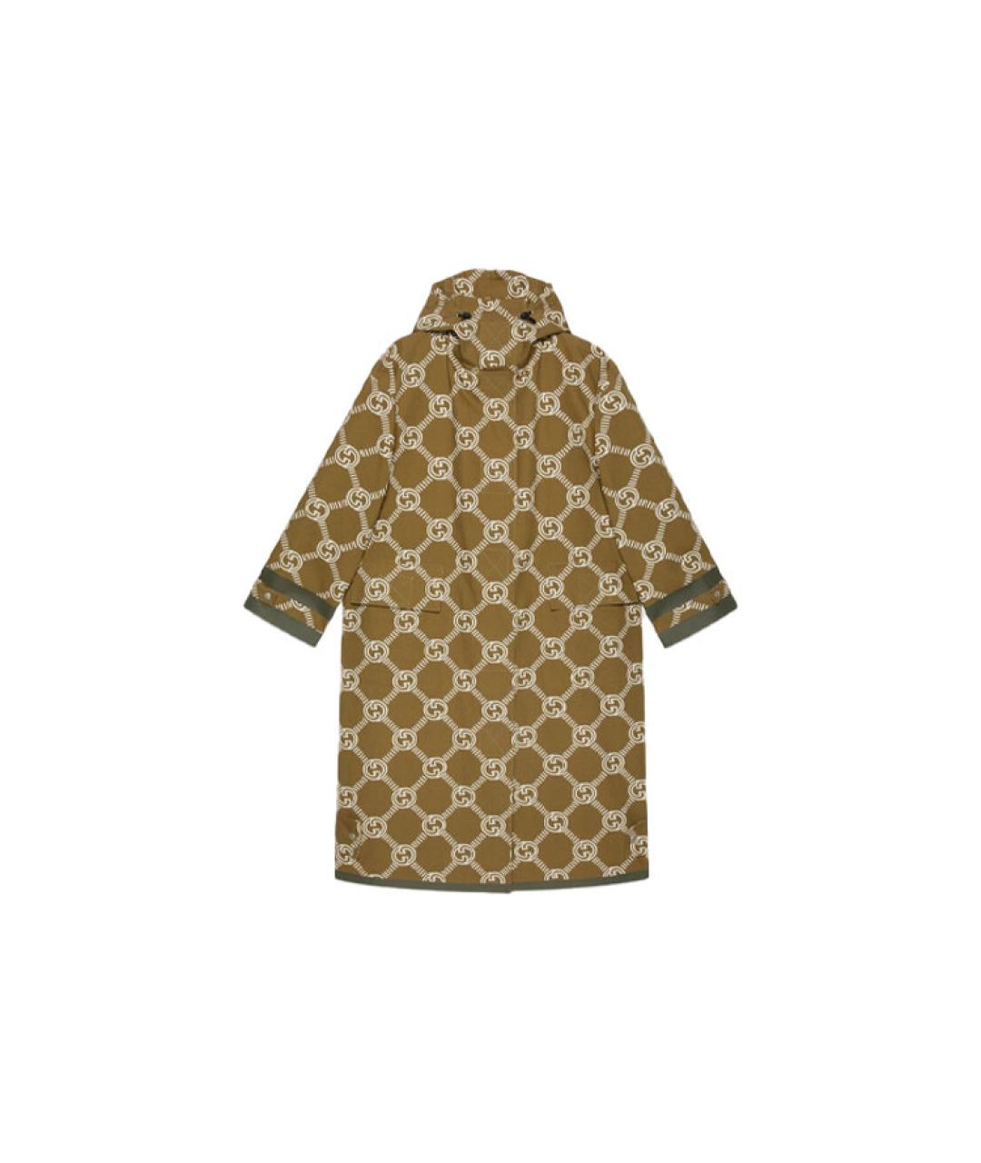 GUCCI Коричневая хлопковая парка, фото 6