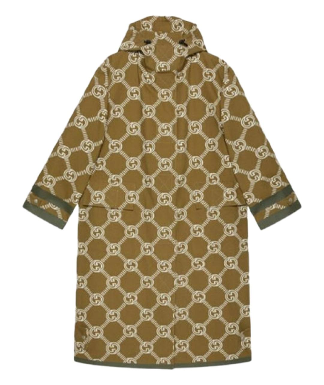 GUCCI Коричневая хлопковая парка, фото 1