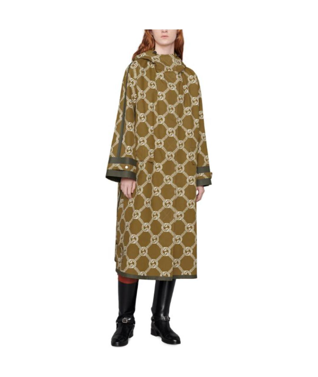 GUCCI Коричневая хлопковая парка, фото 3