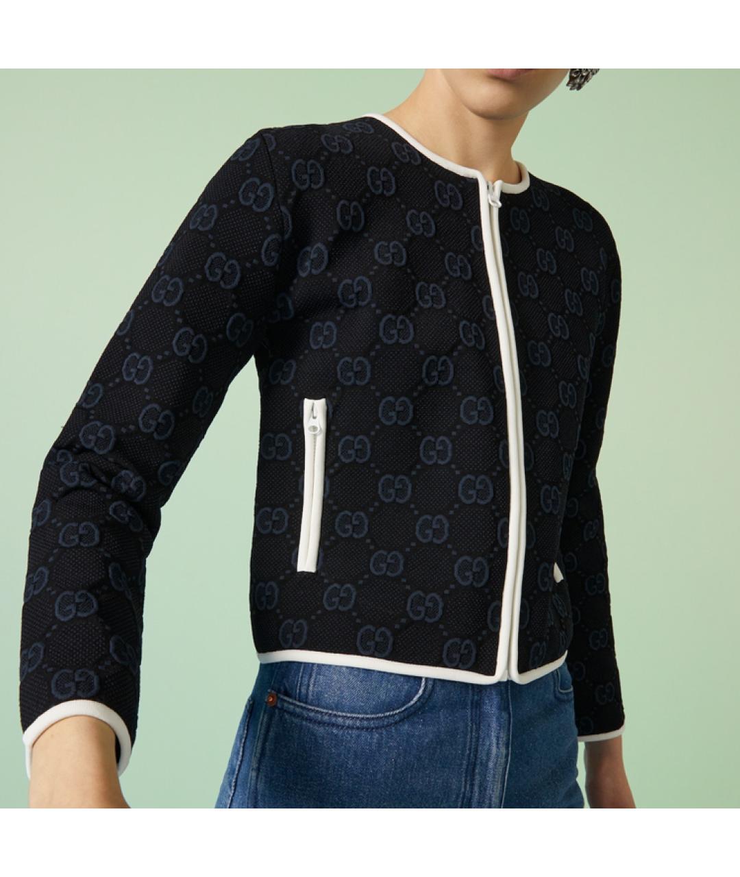 GUCCI Черный кардиган, фото 4