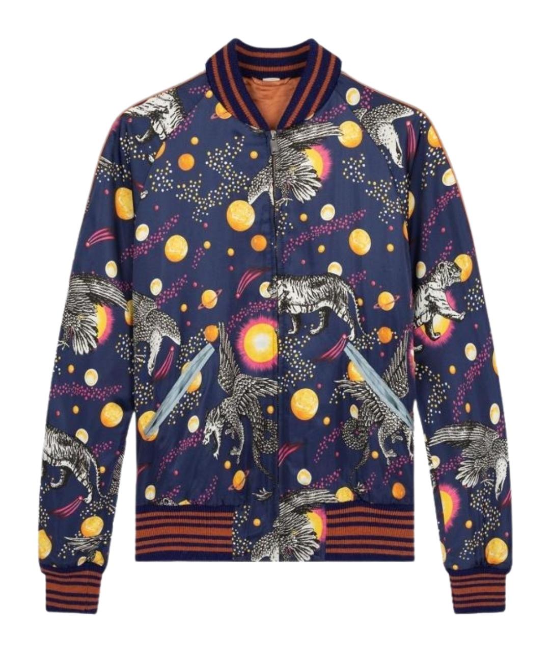 GUCCI Мульти шелковая куртка, фото 1
