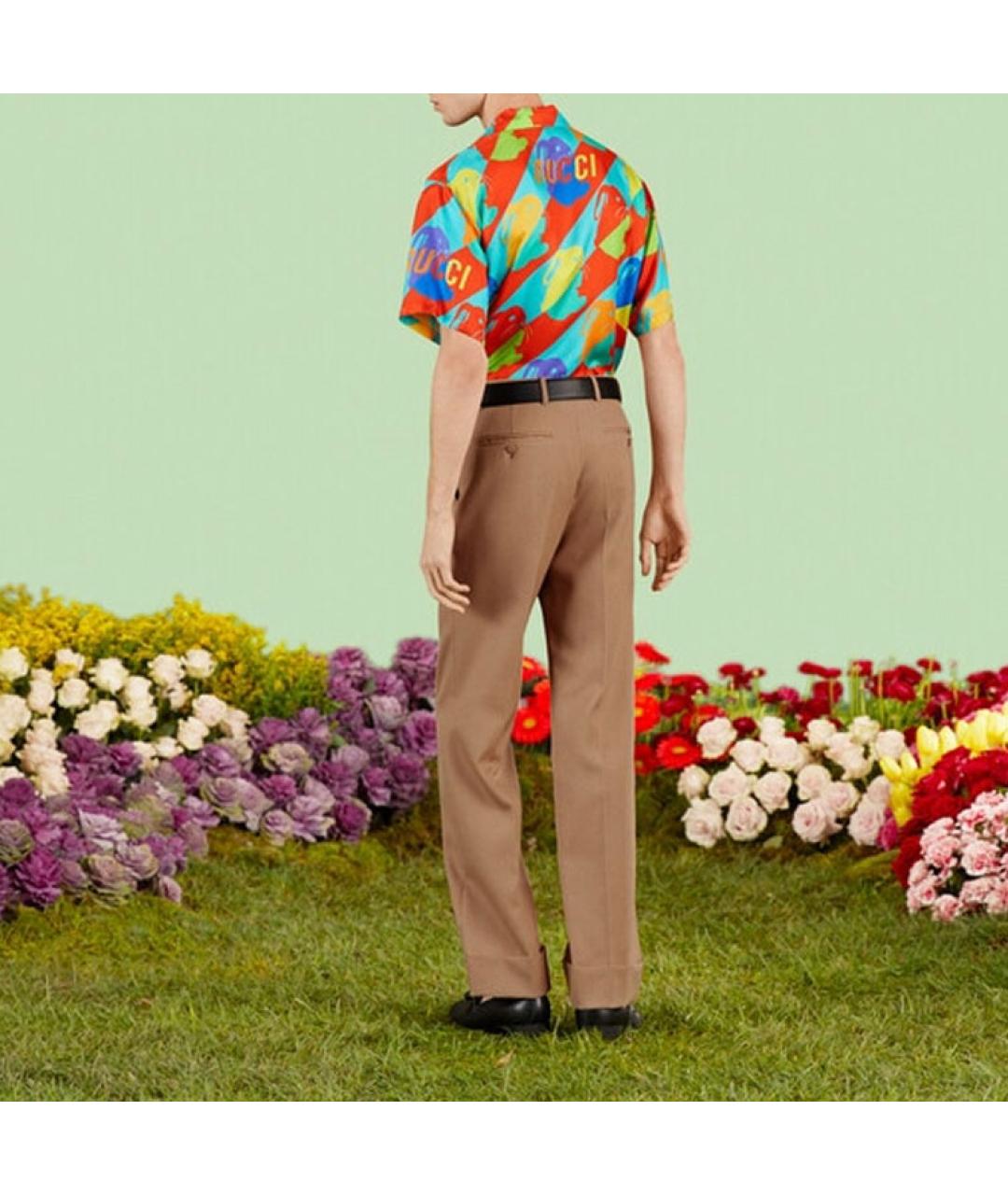 GUCCI Мульти классическая рубашка, фото 2