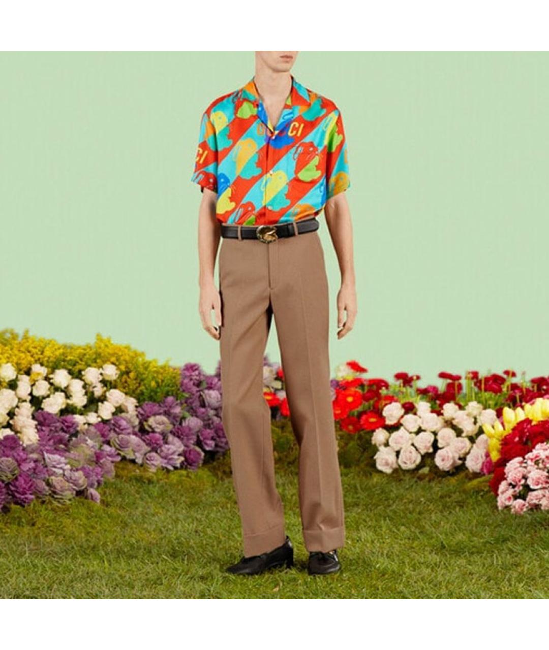 GUCCI Мульти классическая рубашка, фото 3