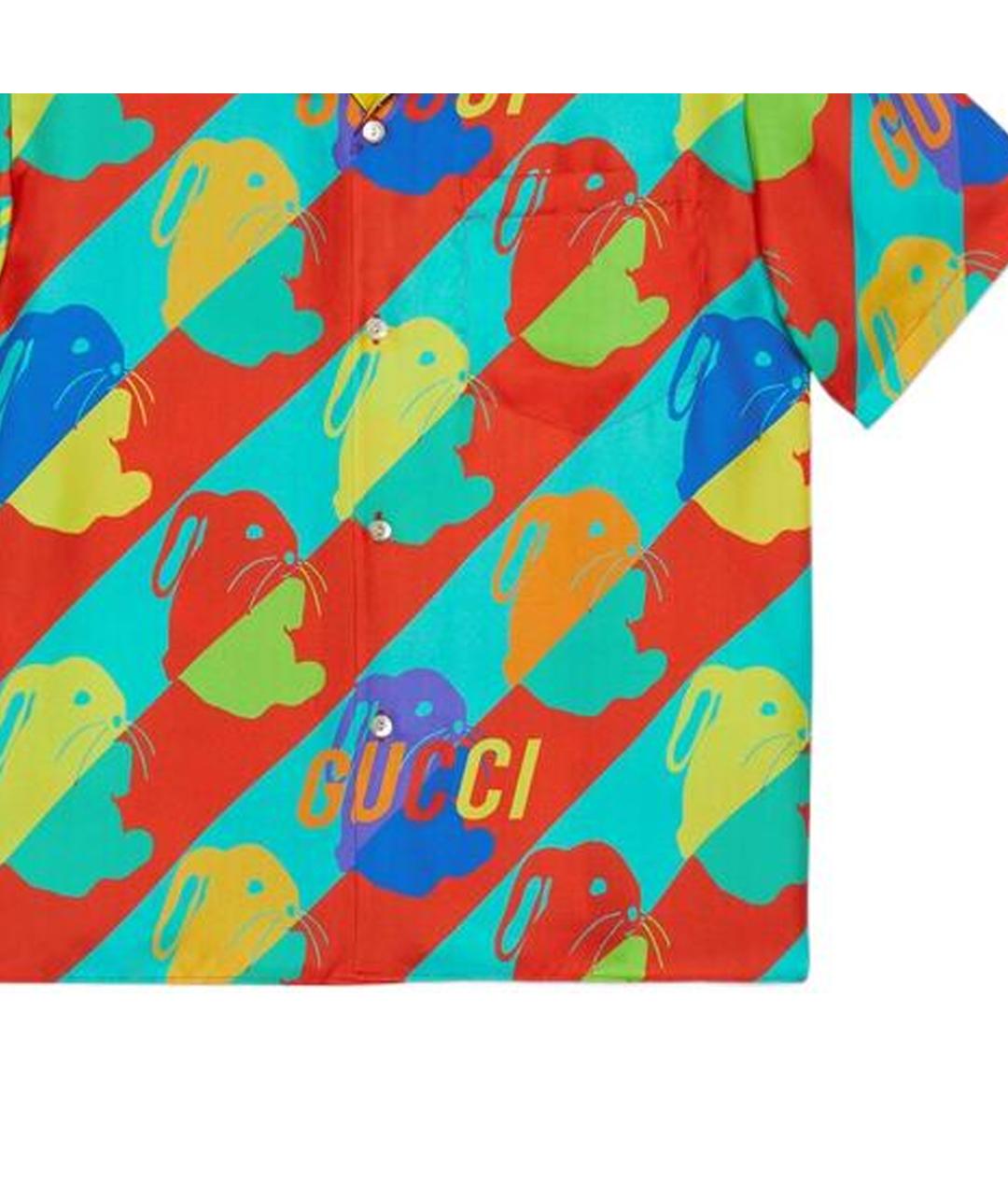 GUCCI Мульти классическая рубашка, фото 4