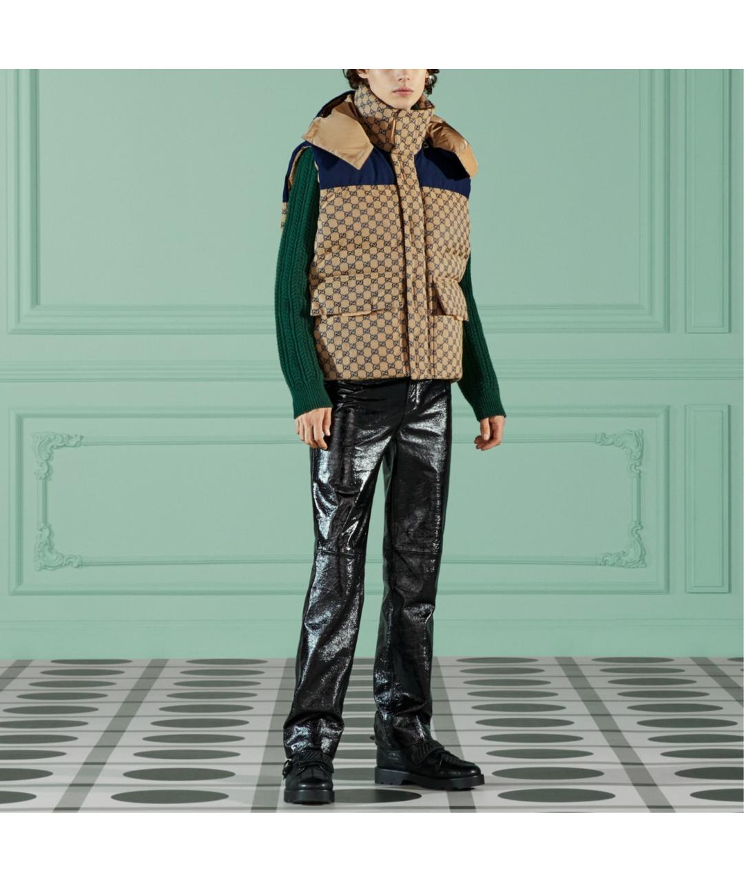 GUCCI Хаки жилет, фото 2