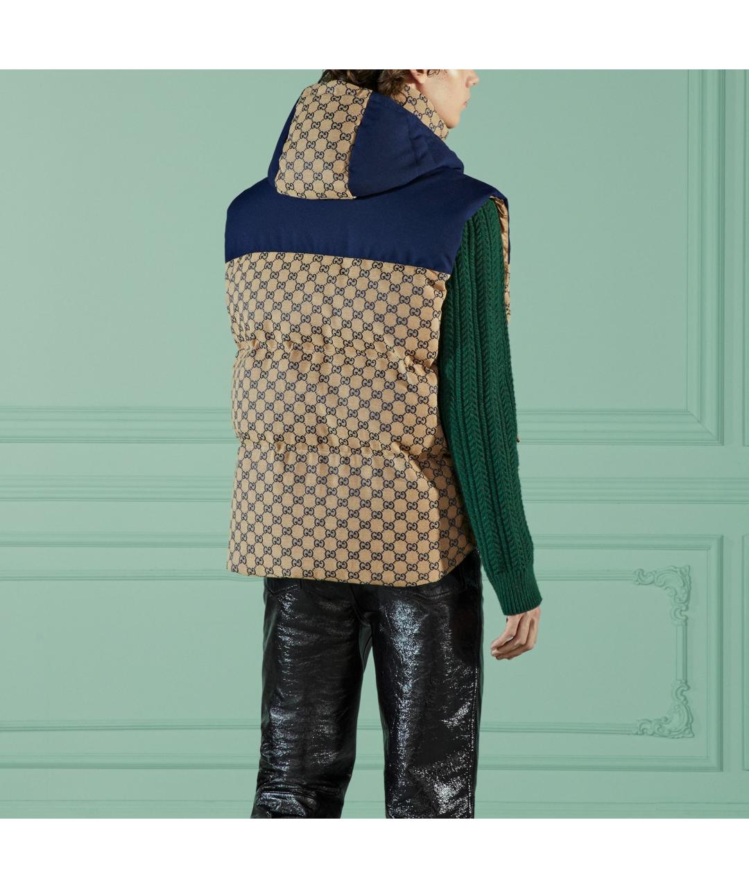 GUCCI Хаки жилет, фото 4