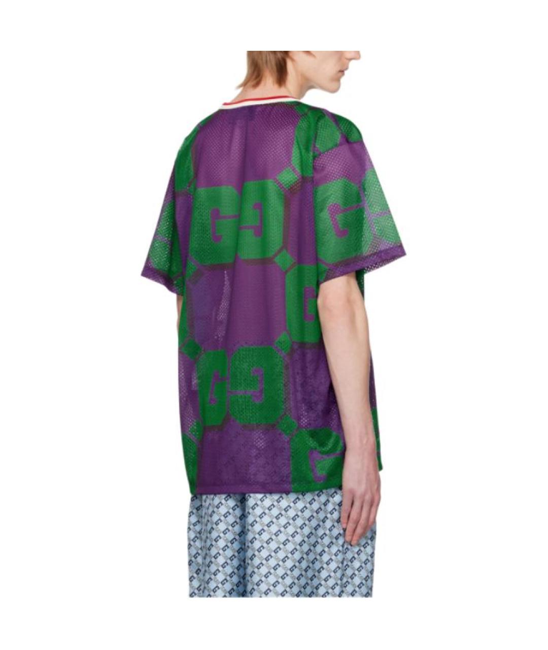 GUCCI Фиолетовая футболка, фото 4