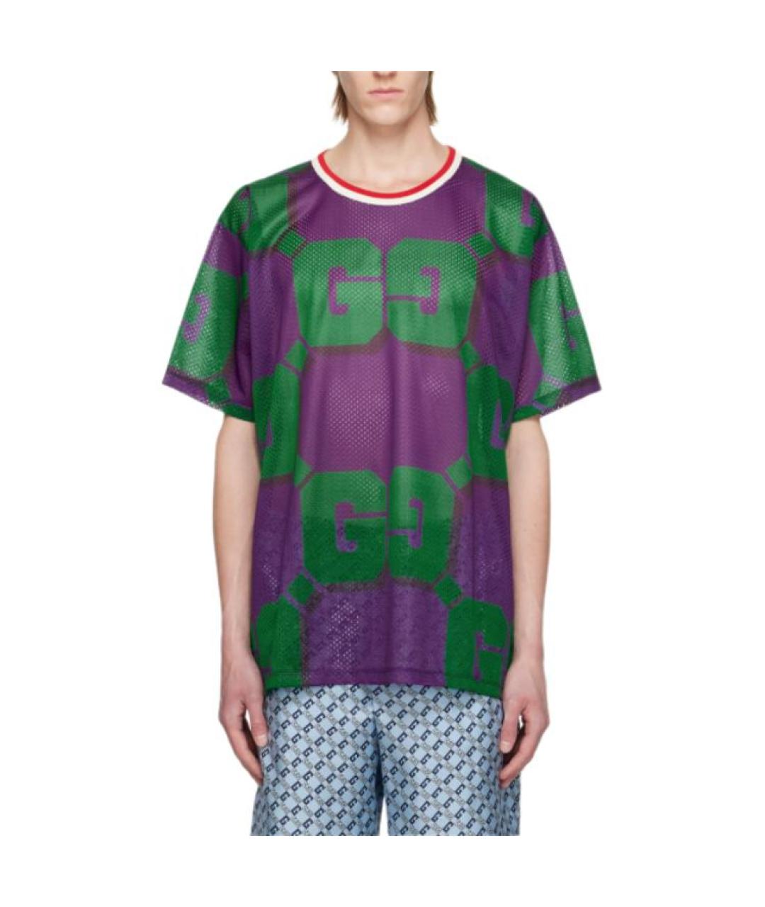 GUCCI Фиолетовая футболка, фото 3