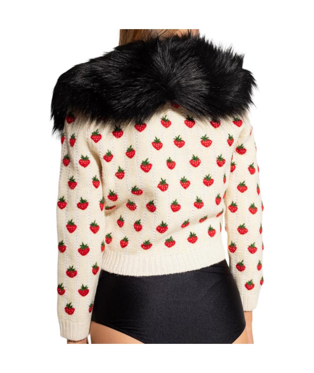 GUCCI Белый джемпер / свитер, фото 4