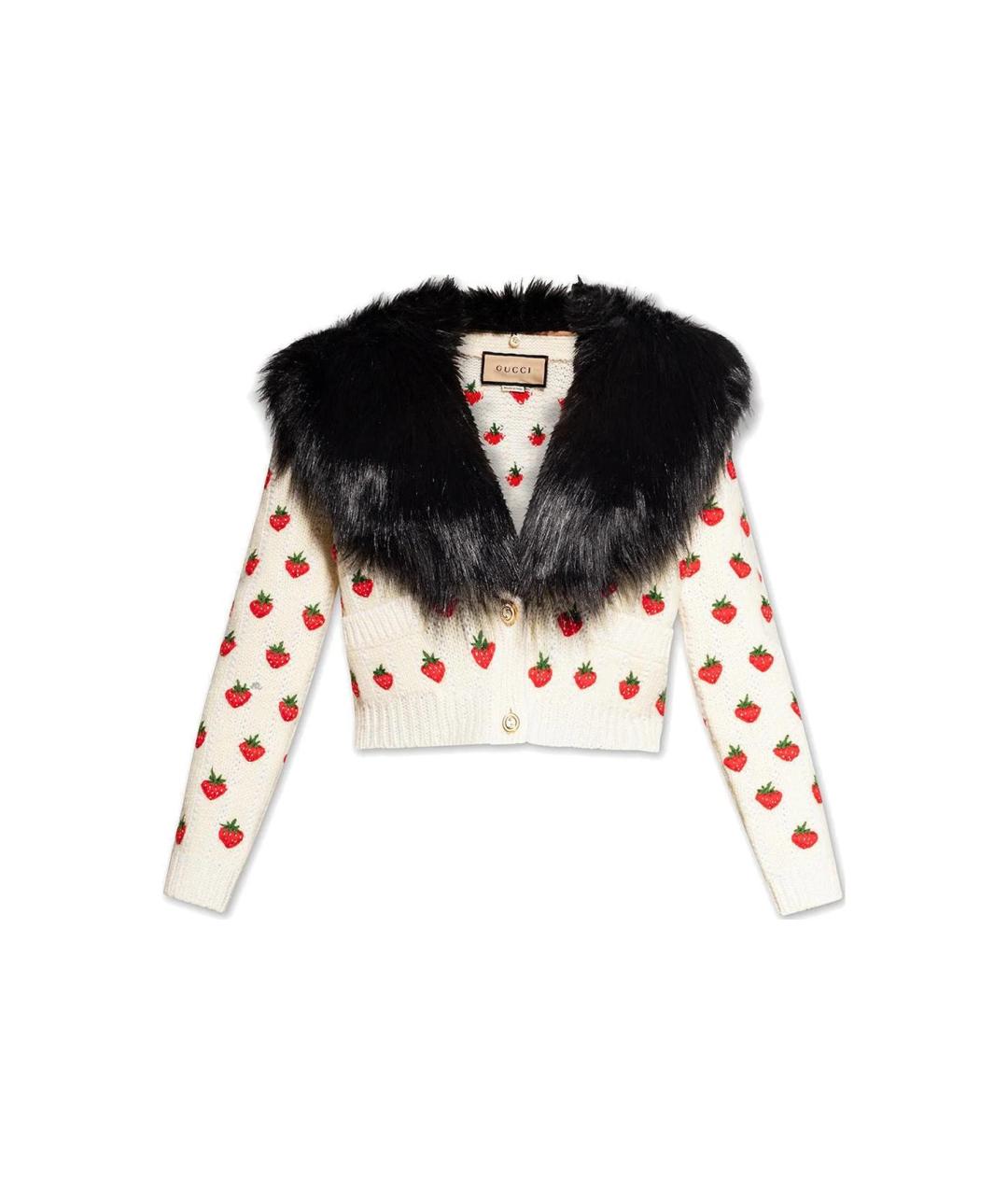 GUCCI Белый джемпер / свитер, фото 1