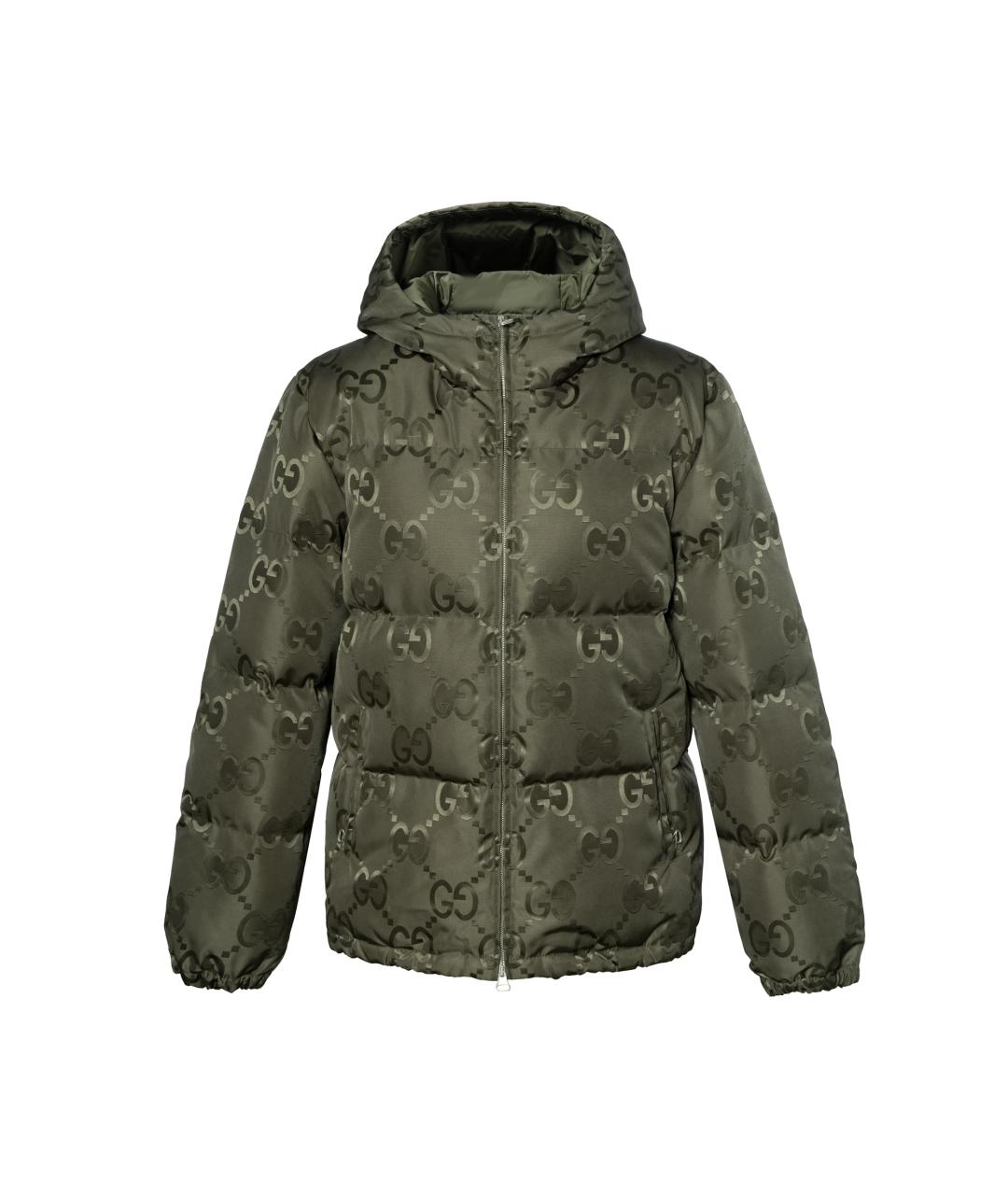 GUCCI Зеленый пуховик, фото 1