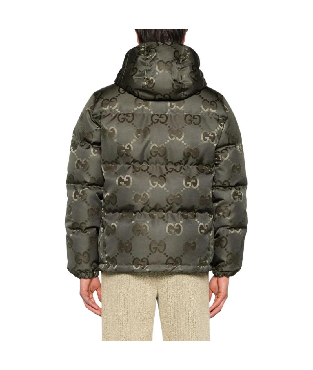 GUCCI Зеленый пуховик, фото 4