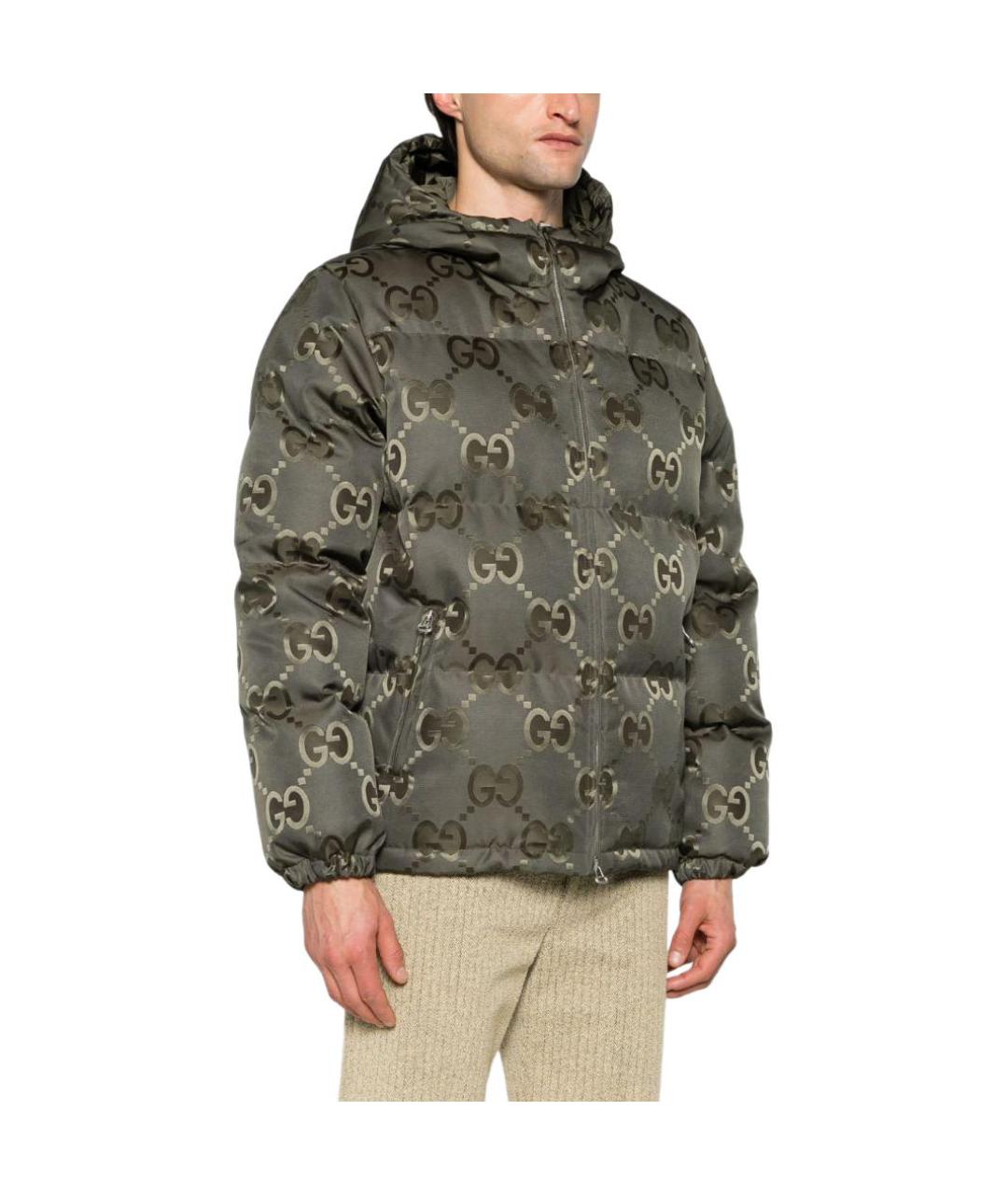 GUCCI Зеленый пуховик, фото 5