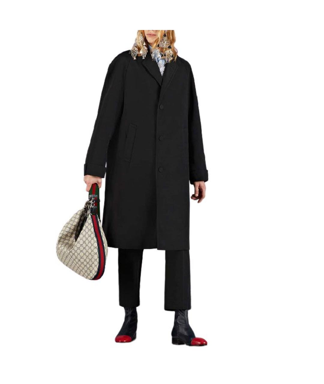 GUCCI Черный тренч / плащ, фото 3