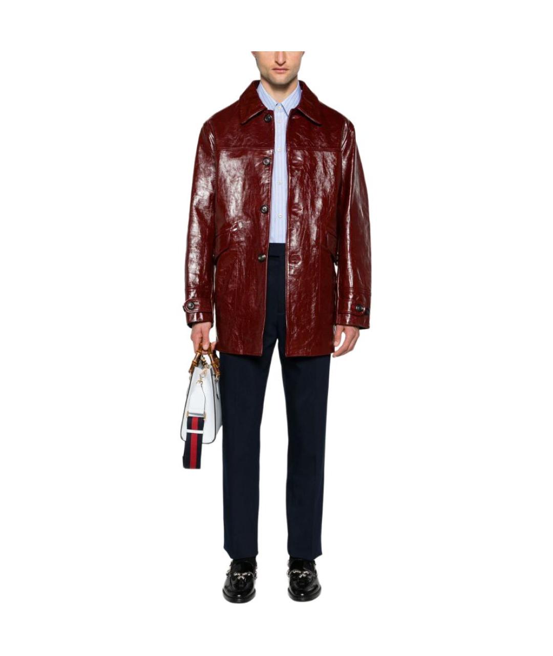 GUCCI Голубая классическая рубашка, фото 3