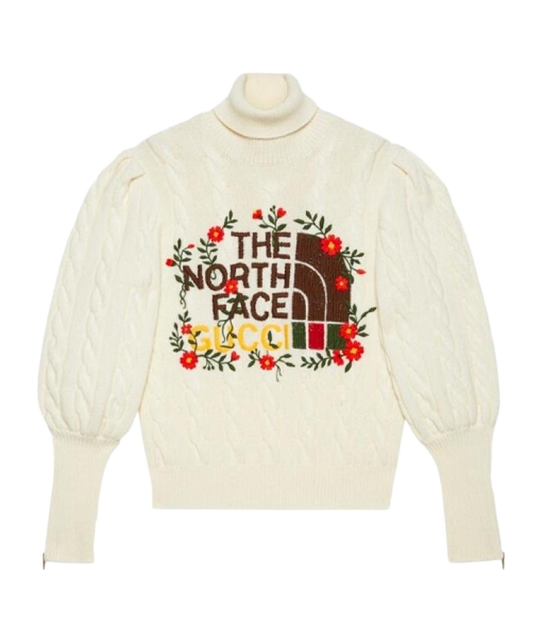 GUCCI Белый джемпер / свитер, фото 1