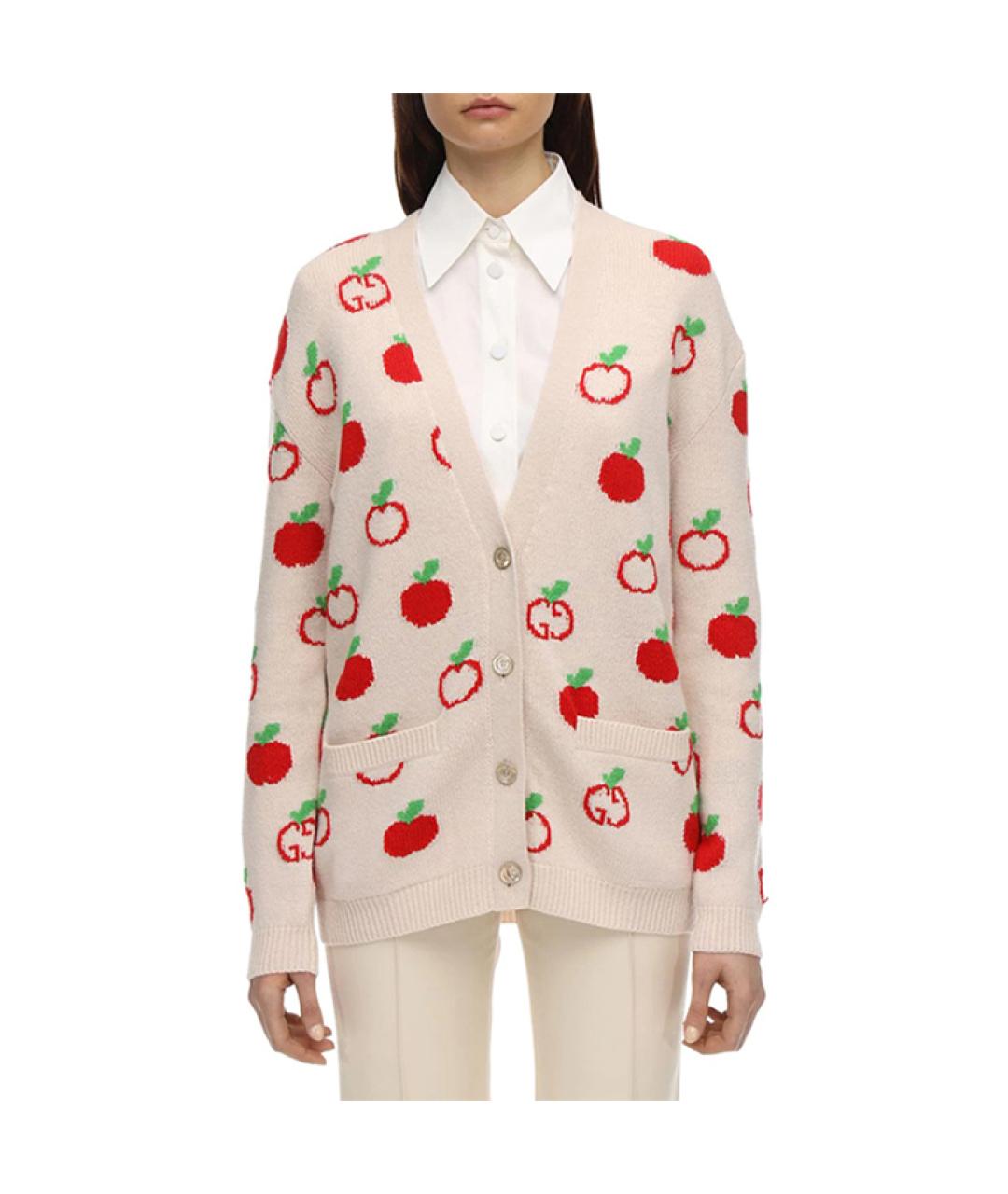 GUCCI Белый кардиган, фото 3