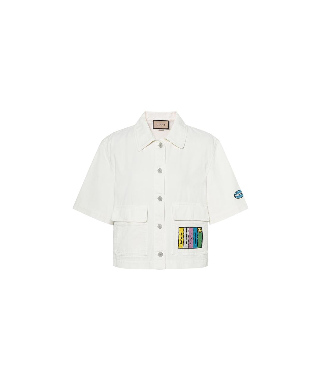 GUCCI Бежевая деним куртка, фото 6