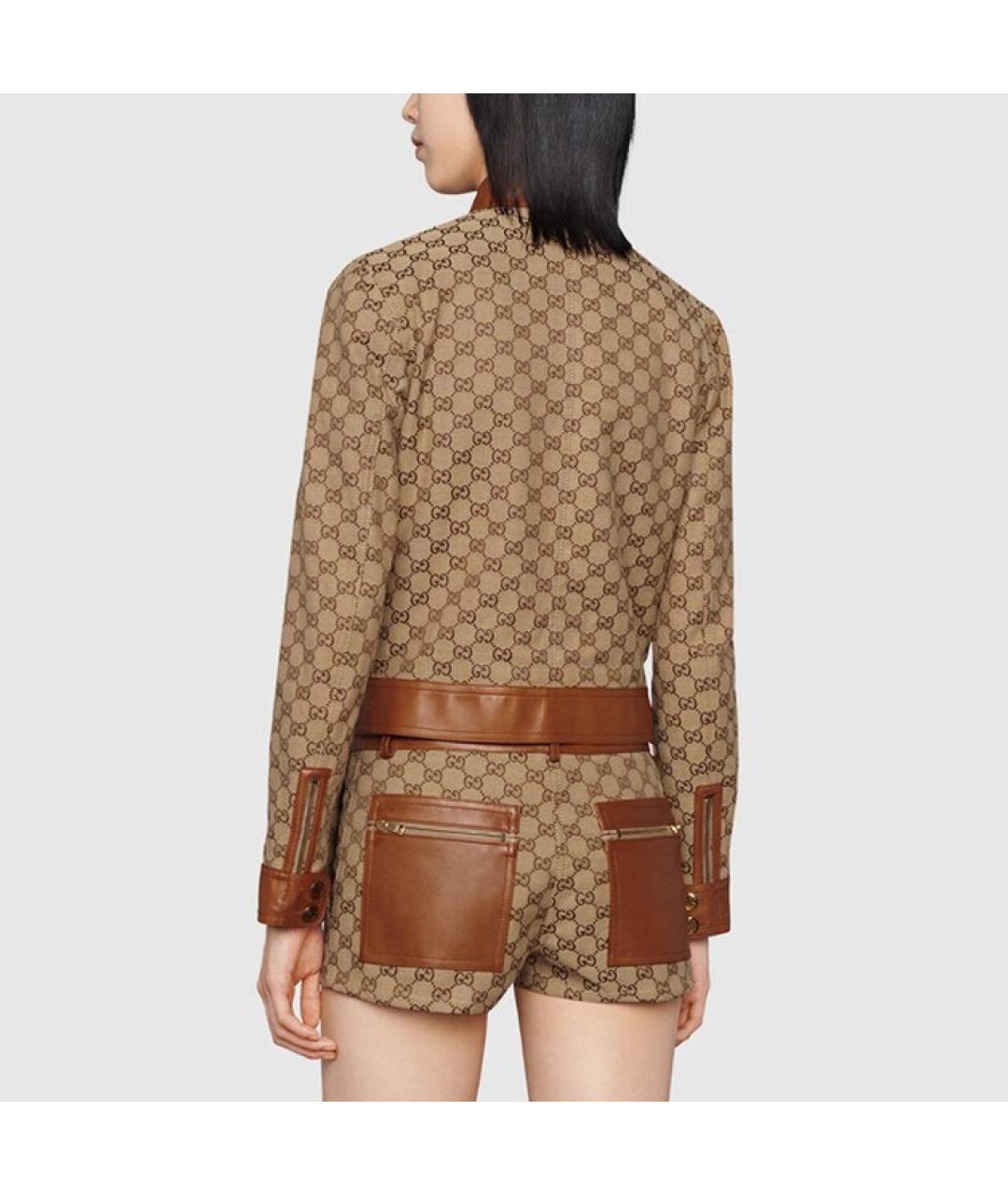 GUCCI Хаки куртка, фото 3