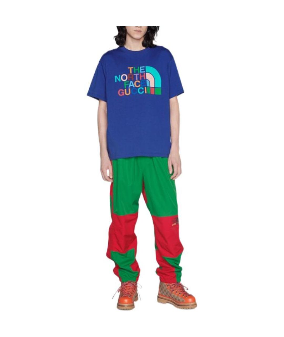 GUCCI Синяя футболка, фото 3