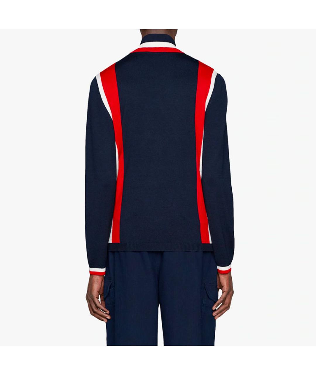 GUCCI Синяя шерстяная куртка, фото 3