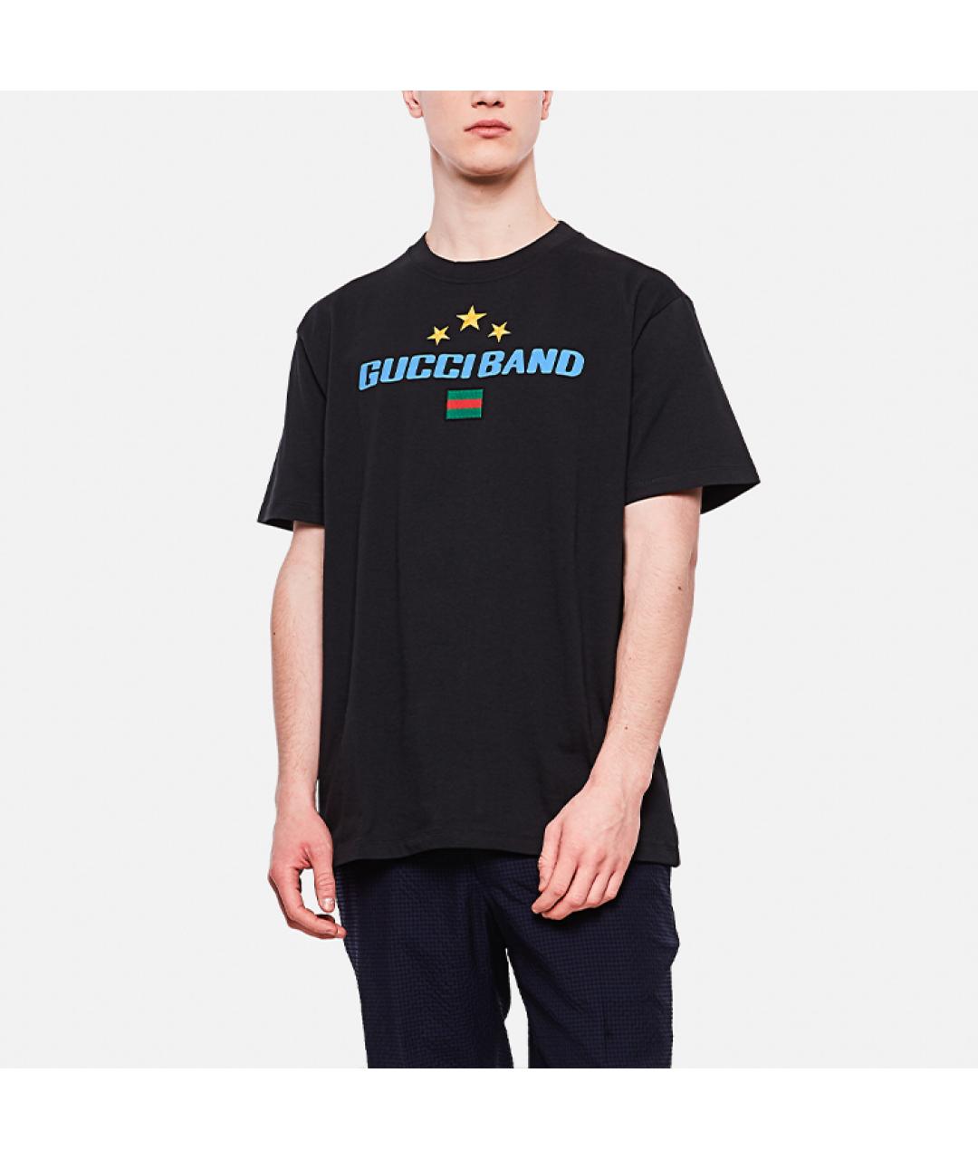 GUCCI Черная футболка, фото 4